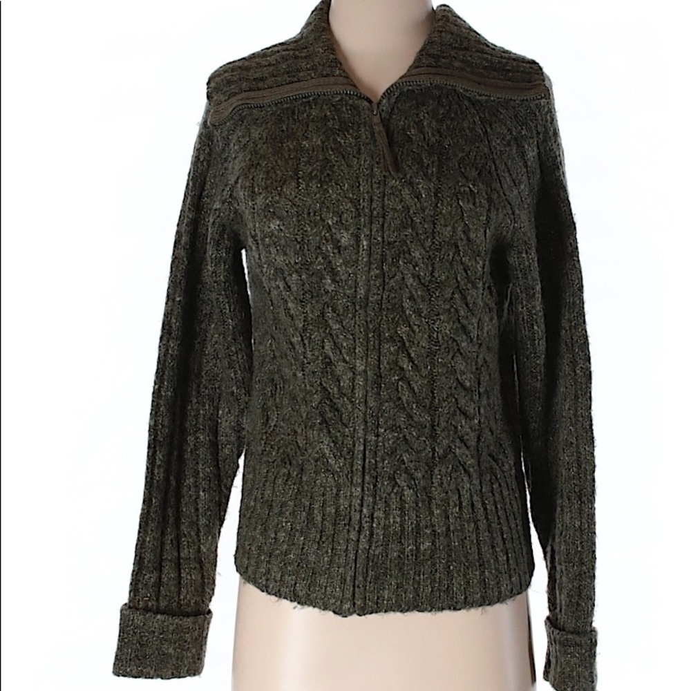 Dress Barn Zip Front Cardigan